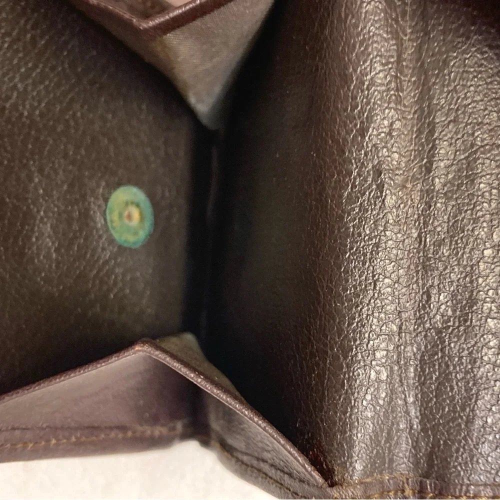 Dior Christian Dior brown vintage coin wallet